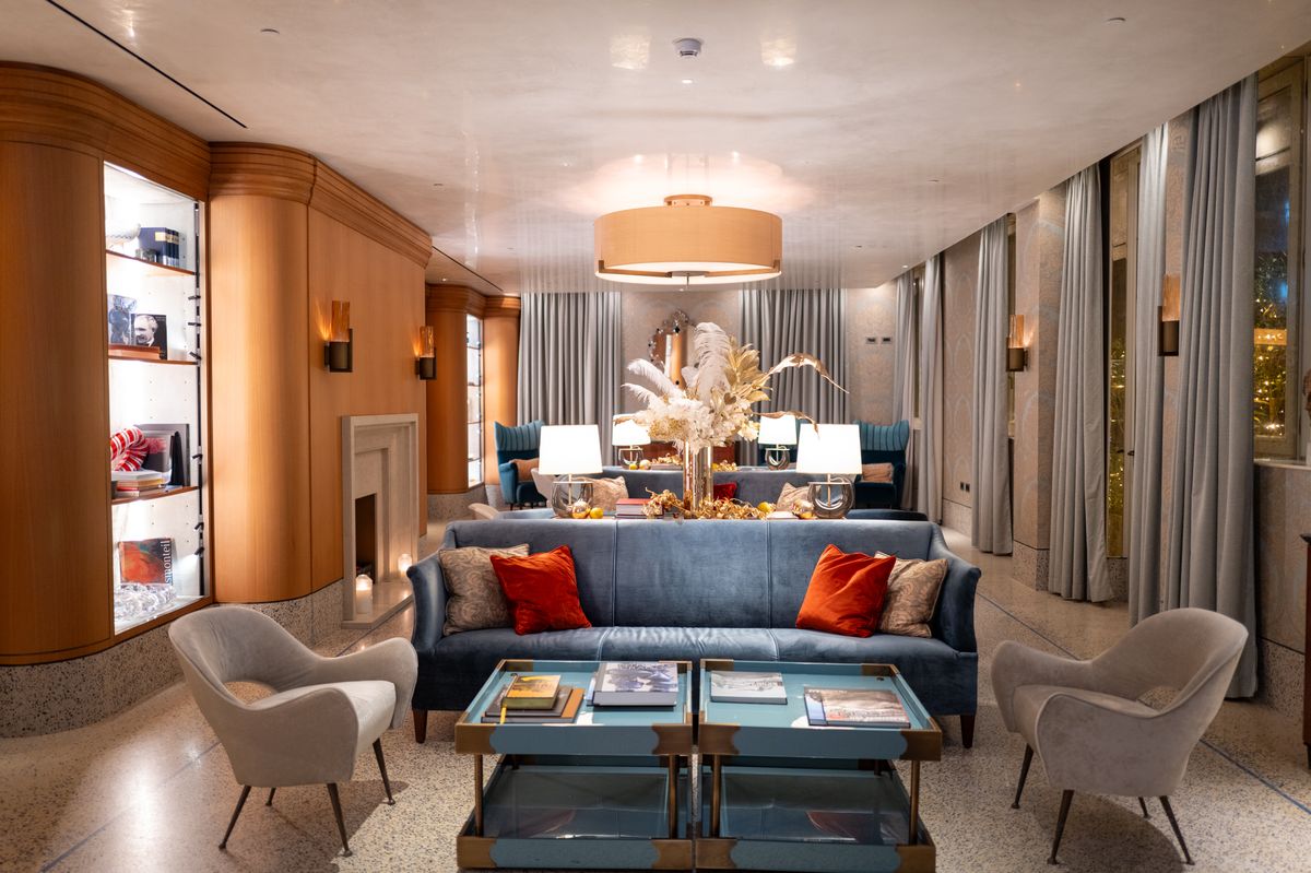 Luxury residence lounge interior
